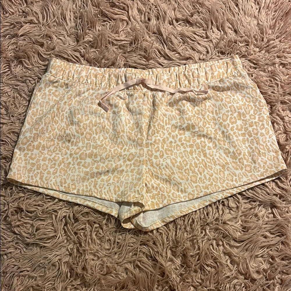 NWOT Splendid Leopard Print PJ Shorts